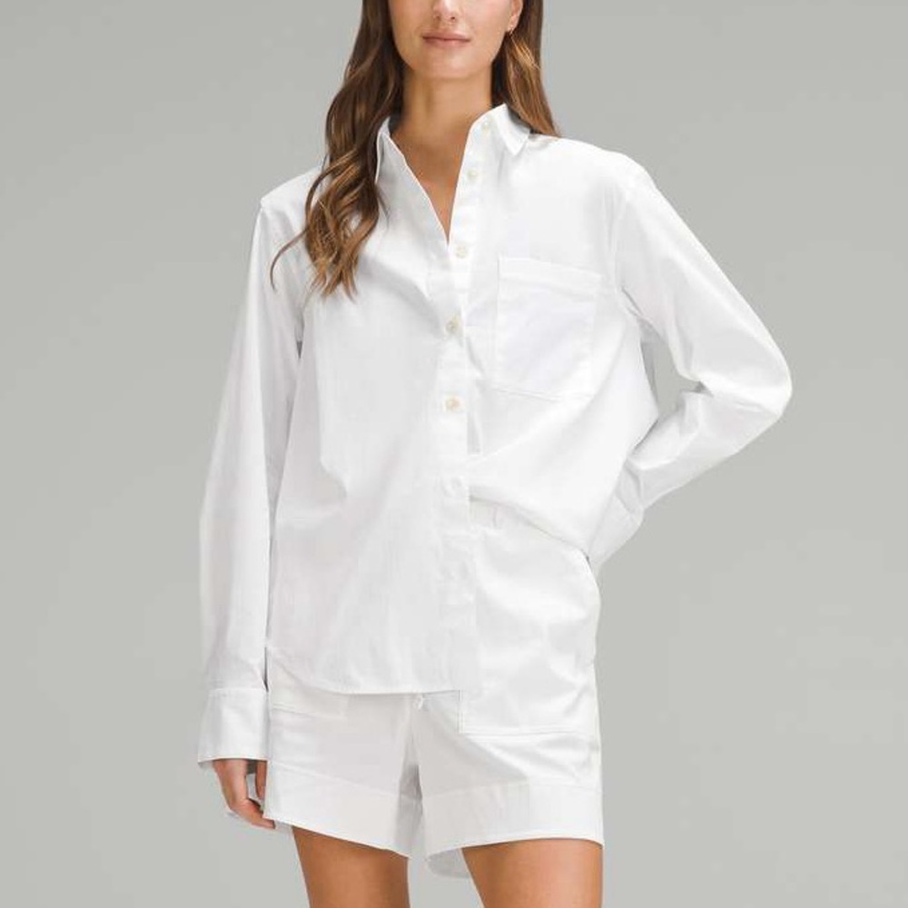 Lululemon Poplin Button Down Shirt